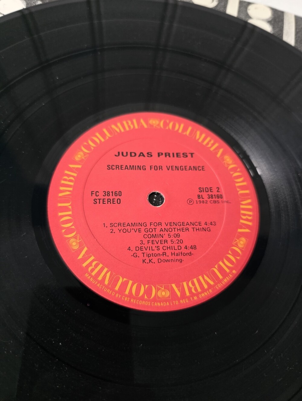 Vintage Judas Priest Screaming For Vengeance Vinyl LP Columbia Records 1982 - Picture 14 of 14